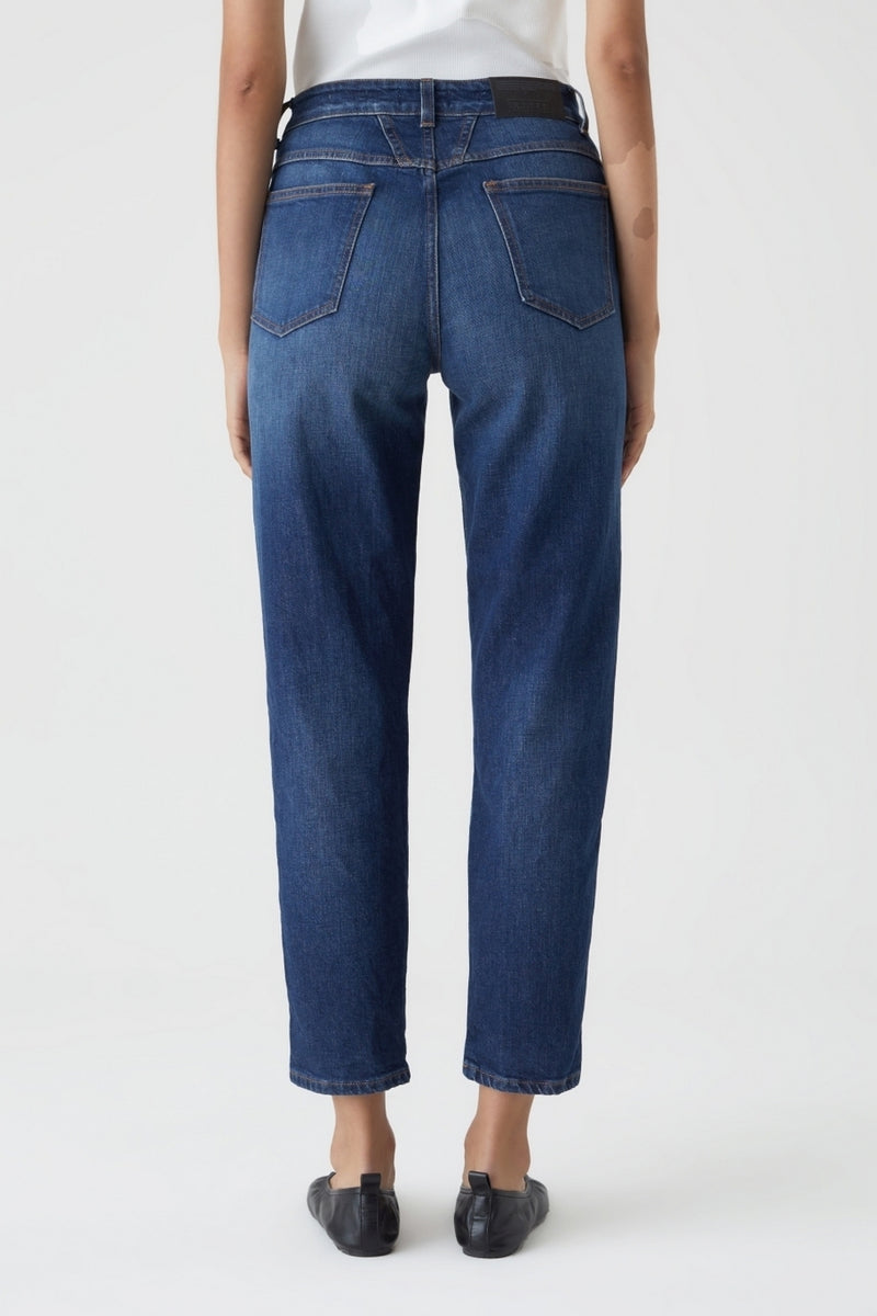 Jeans Pedal Pusher - Dark Blue - Femme