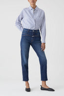 Jeans Pedal Pusher - Dark Blue - Femme