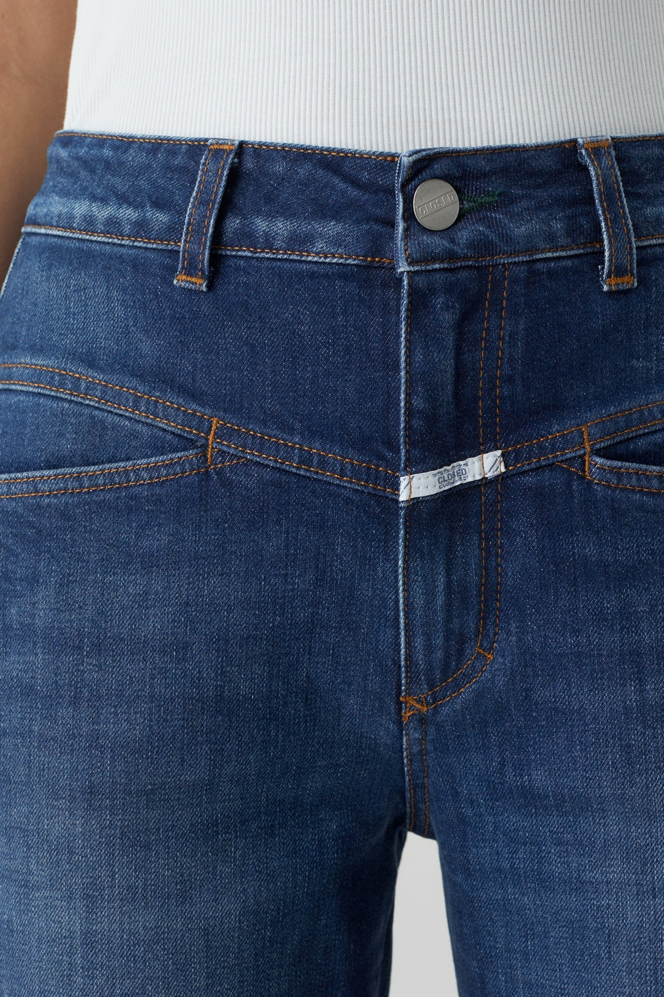 Jeans Pedal Pusher - Azul oscuro - Mujer