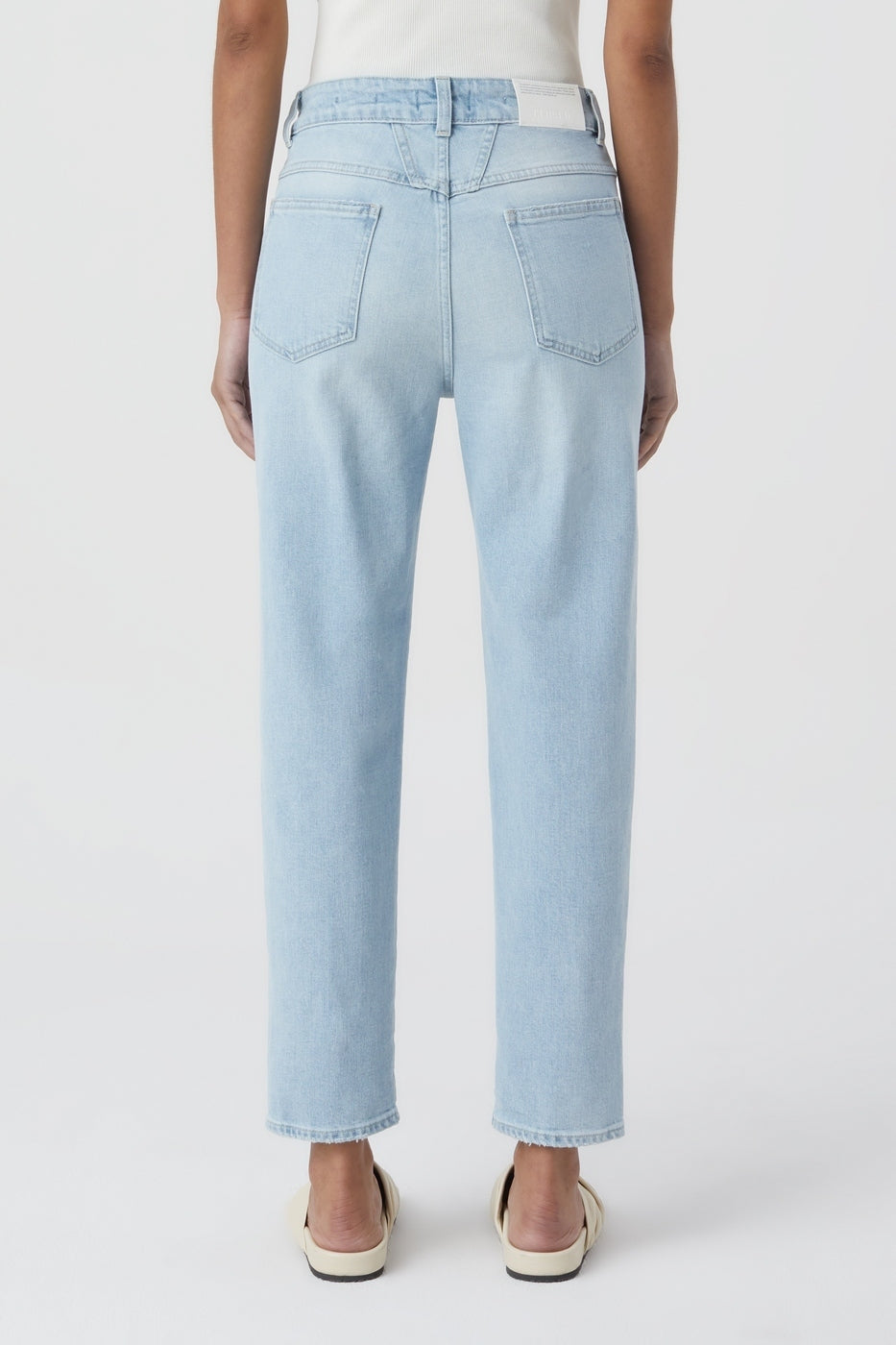 Jeans Pedal Pusher - Light Blue - Mujer