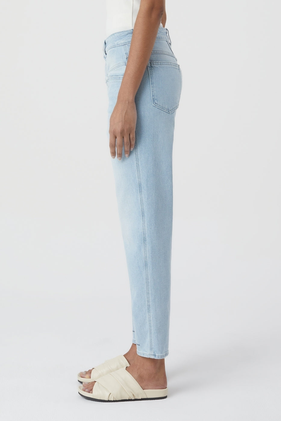 Jeans Pedal Pusher - Light Blue - Mujer