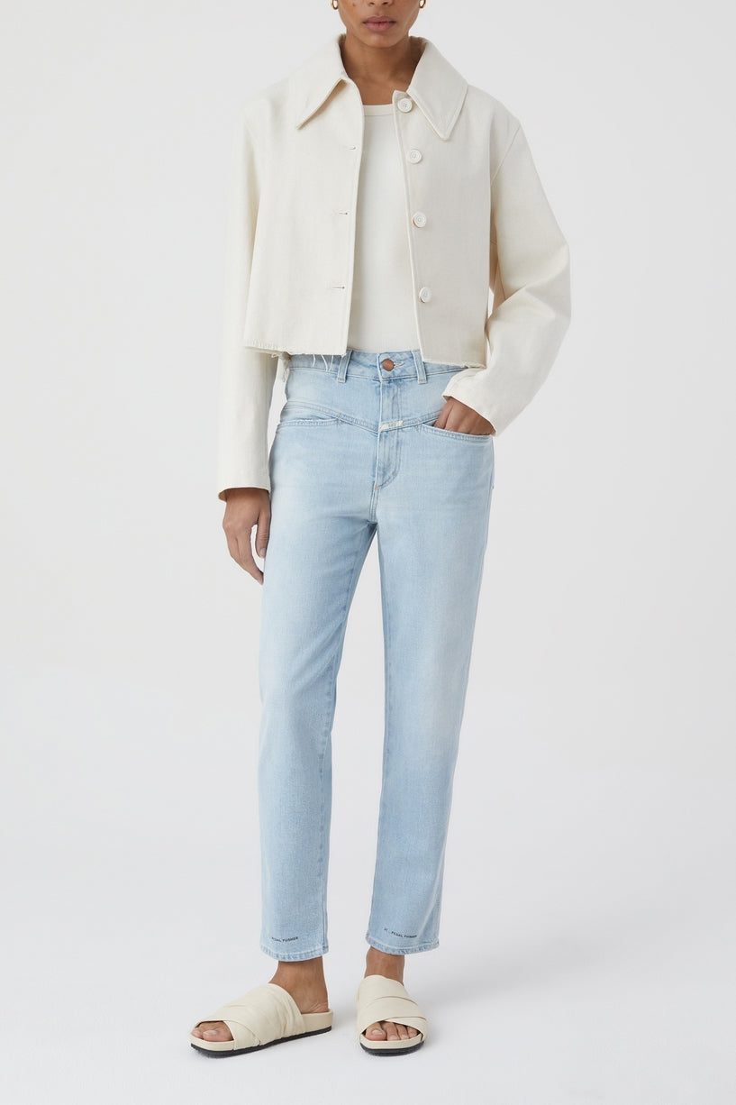 Jeans Pedal Pusher - Light Blue - Mujer