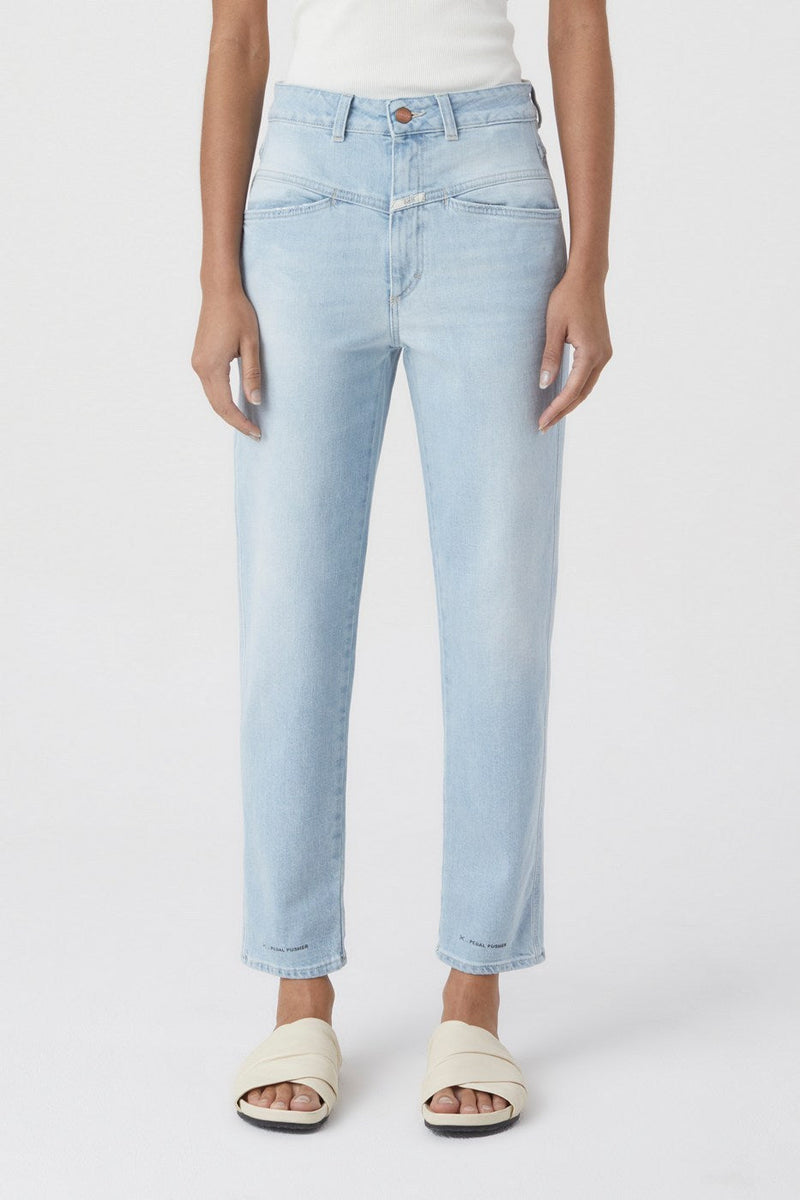 Jeans Pedal Pusher - Light Blue - Femme
