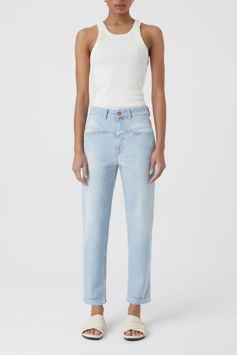 Jeans Pedal Pusher - Light Blue - Mujer