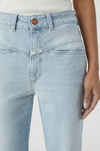 Jeans Pedal Pusher - Light Blue - Mujer