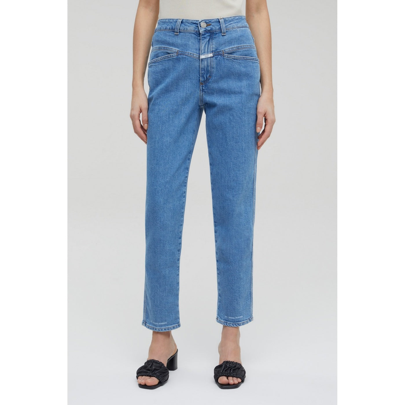 Jean in Organic Cotton - Blue - Women
