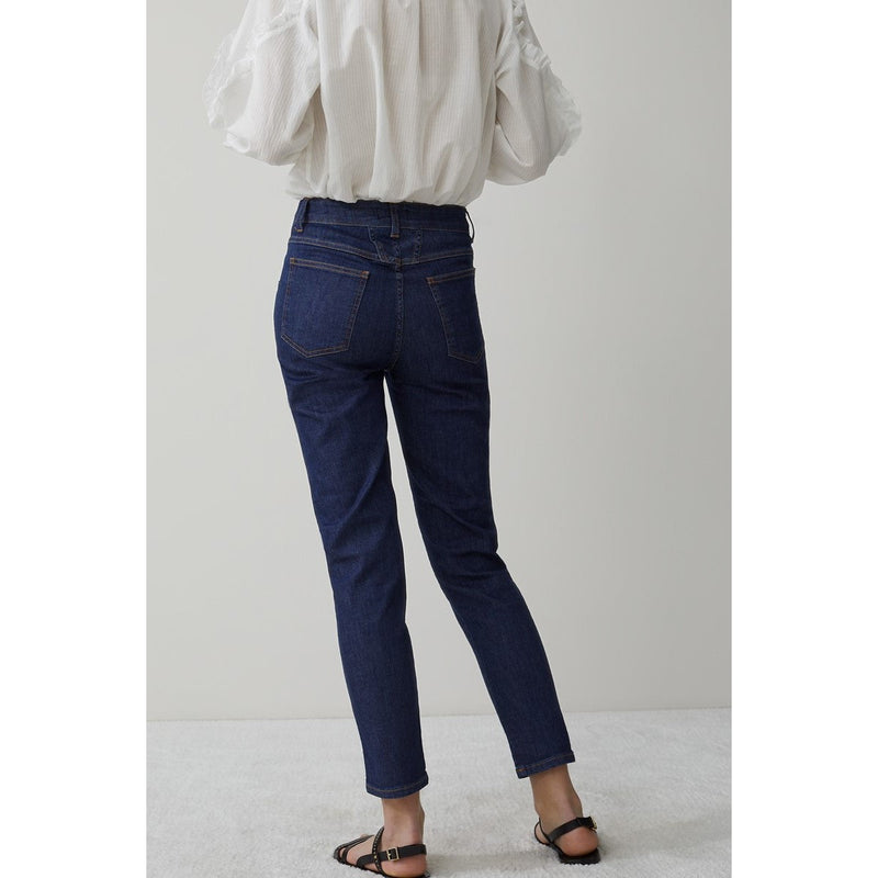 Closed - Closed Pedal Pusher Jeans - Dark Blue - Women
