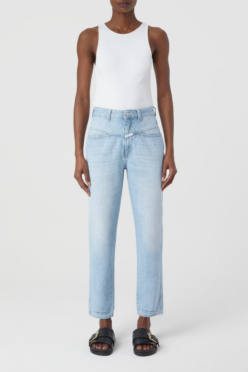Jeans Pedal Pusher - Light Blue - Mujer