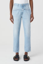 Jeans Pedal Pusher - Light Blue - Mujer