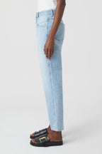 Jeans Pedal Pusher - Light Blue - Mujer
