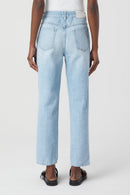 Jeans Pedal Pusher - Light Blue - Femme