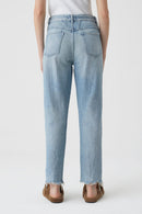 Jeans Pedal Pusher - Light Blue - Femme