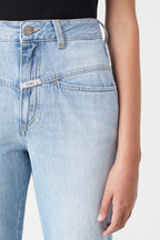 Jeans Pedal Pusher - Light Blue - Mujer
