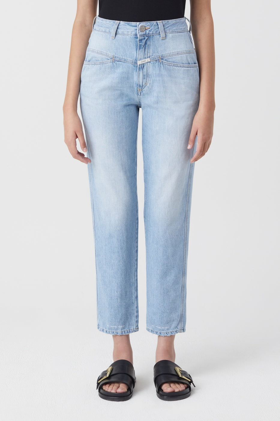 Jeans Pedal Pusher - Light Blue - Mujer