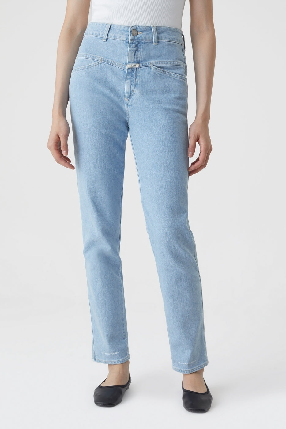 Jeans Pedal Pusher - Light Blue - Mujer
