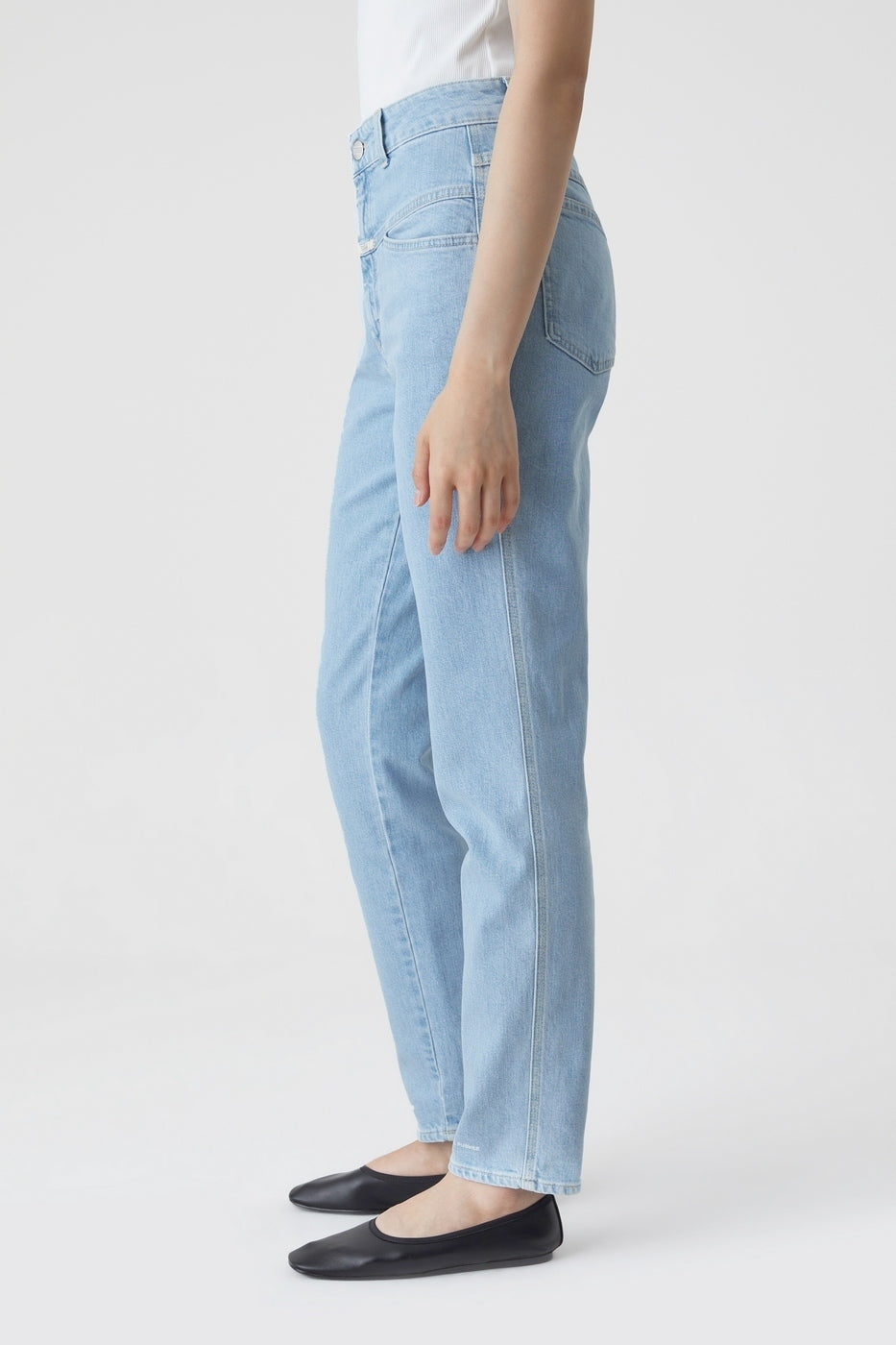 Jeans Pedal Pusher - Light Blue - Mujer