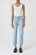 Jeans Pedal Pusher - Light Blue - Mujer