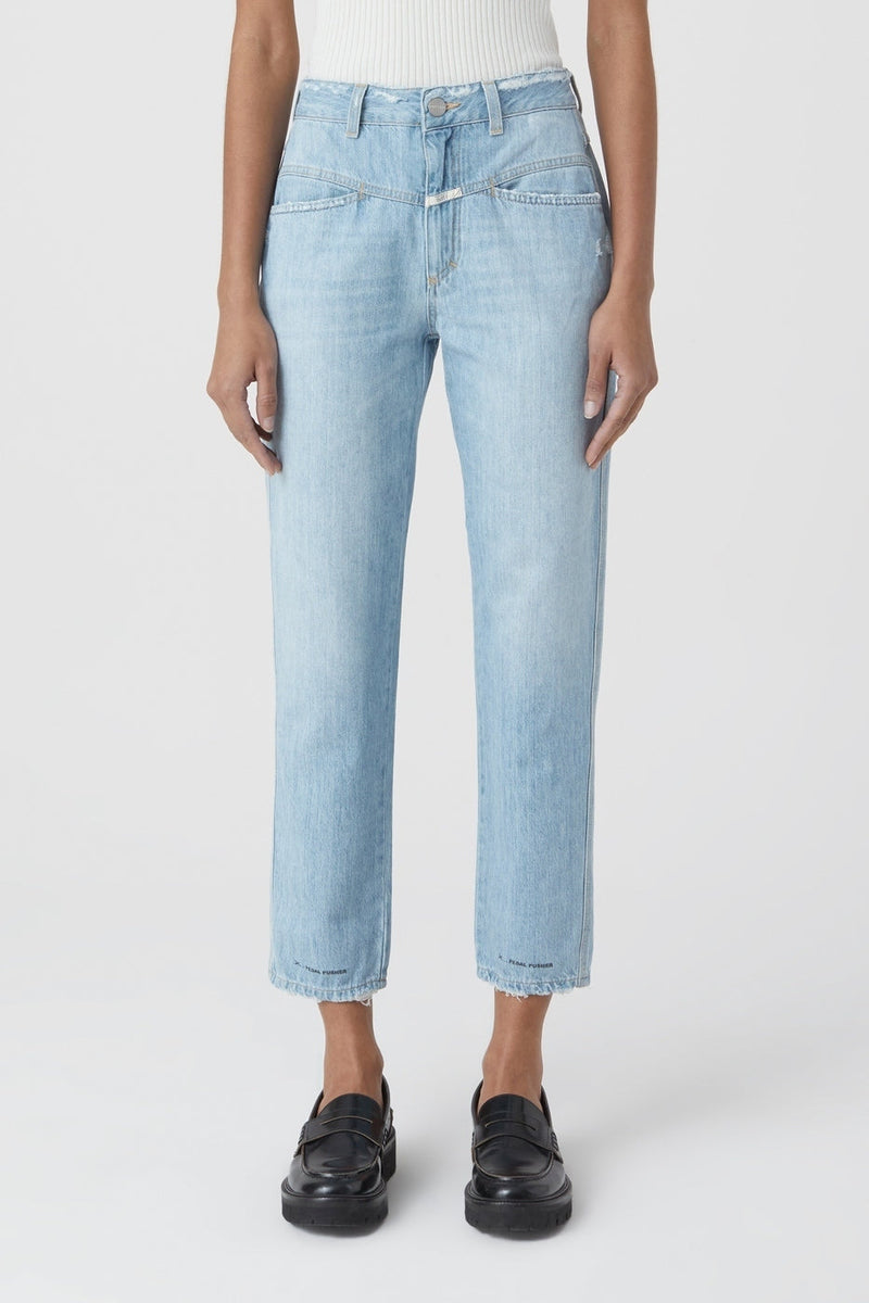 Jeans Pedal Pusher - Light Blue - Femme