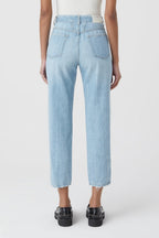 Jeans Pedal Pusher - Light Blue - Mujer
