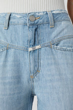 Jeans Pedal Pusher - Light Blue - Mujer
