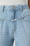 Jeans Pedal Pusher - Light Blue - Femme
