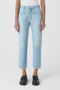 Jeans Pedal Pusher - Light Blue - Mujer
