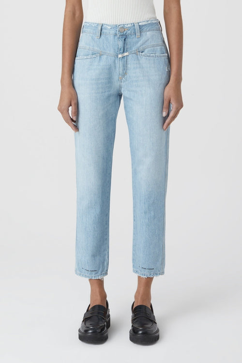 Jeans Pedal Pusher - Light Blue - Femme
