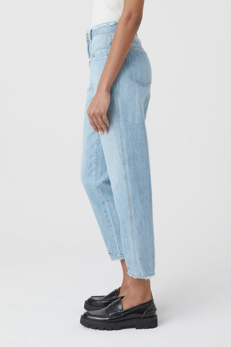Jeans Pedal Pusher - Light Blue - Femme