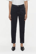 Pedal Pusher Jeans - Dark Grey - Women