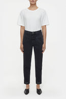 Jeans Pedal Pusher - Dark Grey - Femme