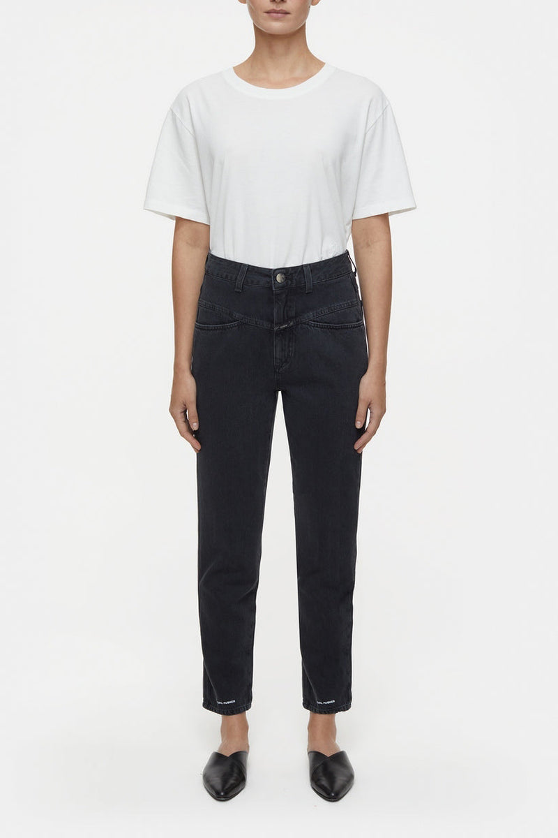 Jeans Pedal Pusher - Dark Grey - Femme