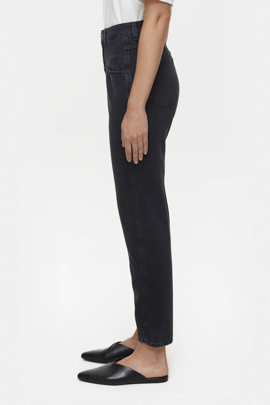 Pedal Pusher Jeans - Dark Grey - Women