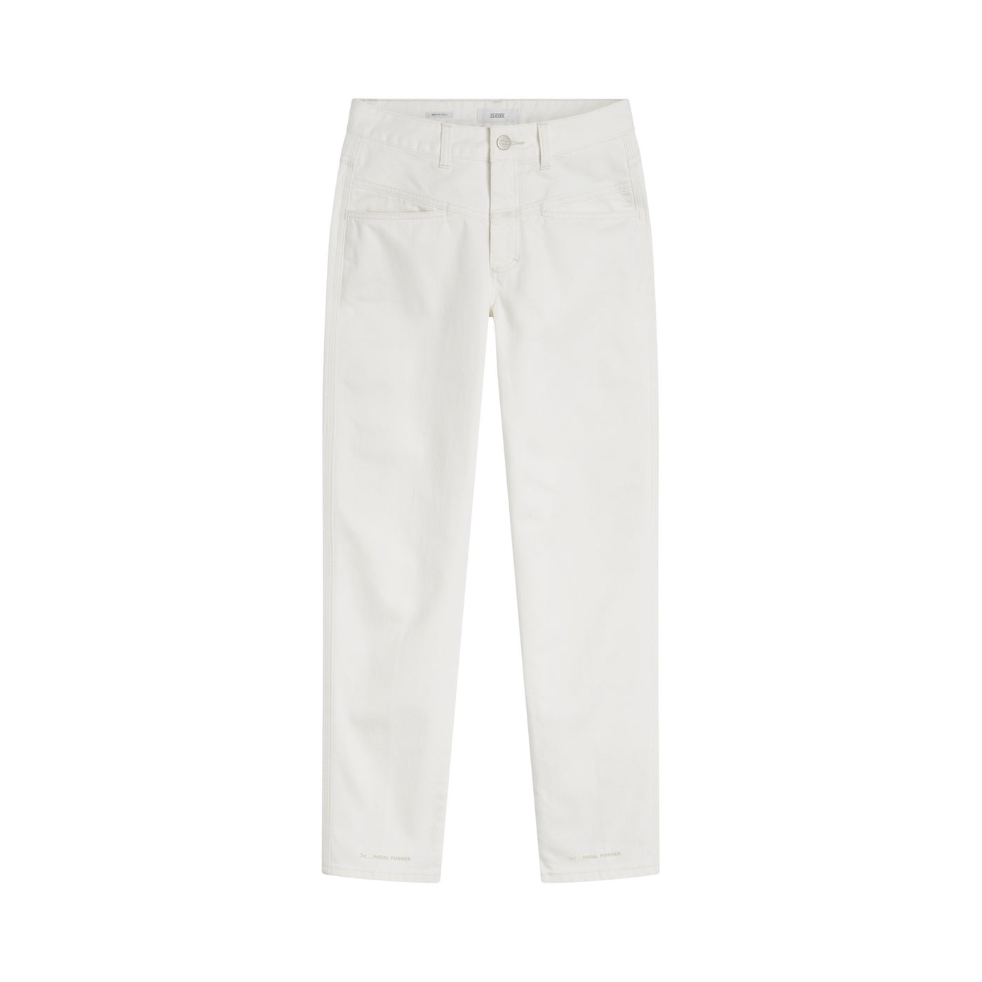 Jean Pedal Pusher - Crema - Mujer