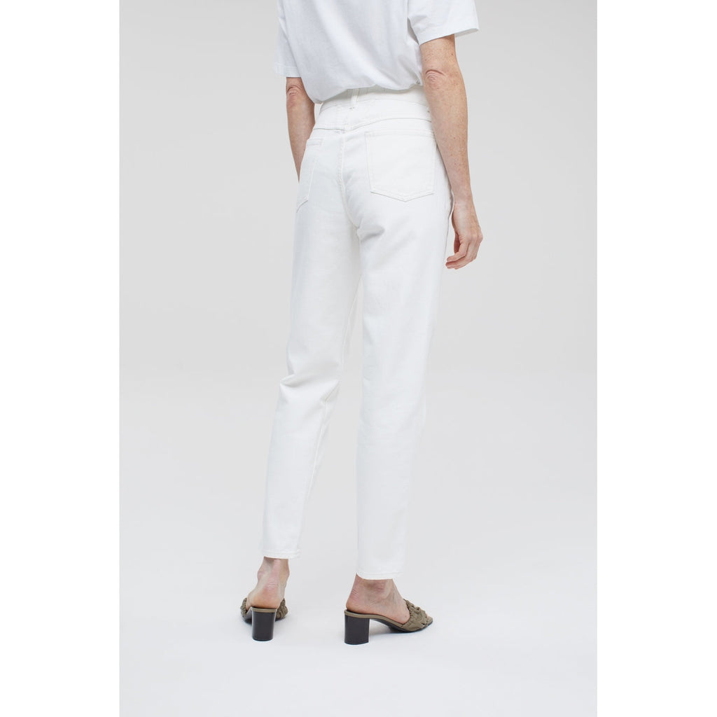 Jean Pedal Pusher - Crema - Mujer