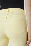 Pantalon Pedal Pusher - Yellow Orchid - Femme