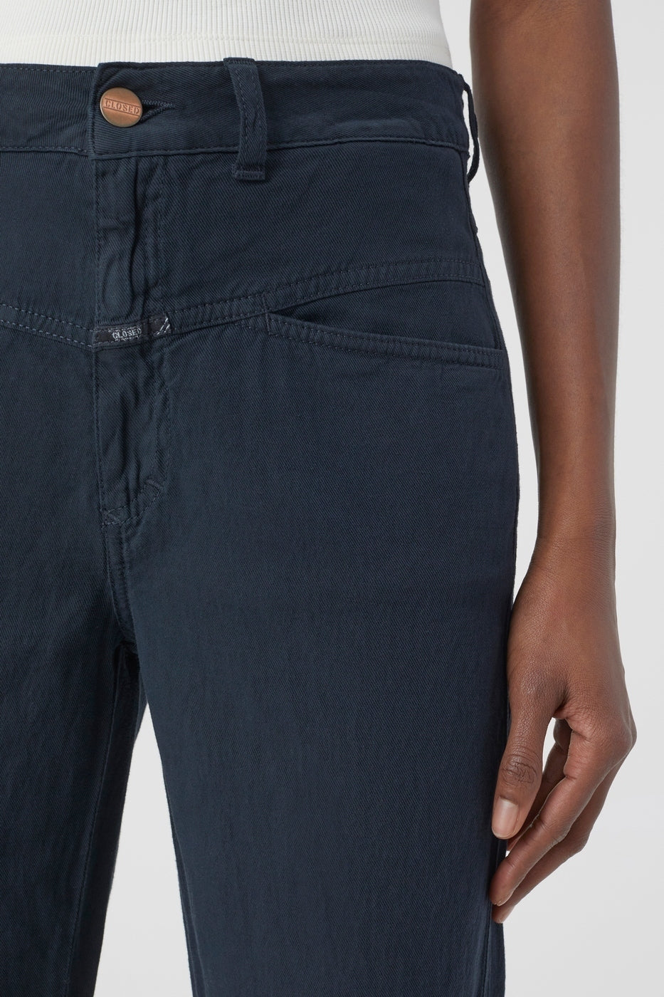 Pedal Pusher Trousers - Dark Night - Women