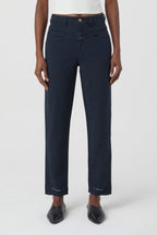 Pedal Pusher Trousers - Dark Night - Women