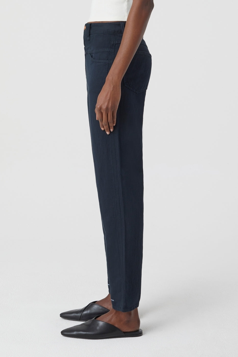Pedal Pusher Trousers - Dark Night - Women