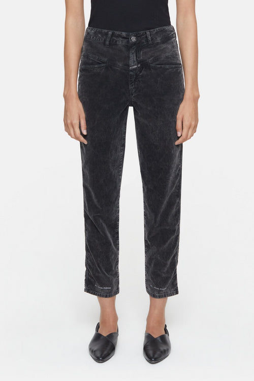Pantalon Pedal Pusher - Washed Black - Femme