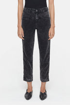 Pedal Pusher Trousers - Washed Black - Women