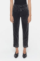Pantalon Pedal Pusher - Washed Black - Femme