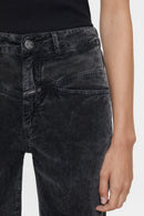 Pantalon Pedal Pusher - Washed Black - Femme