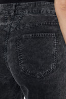 Pantalon Pedal Pusher - Washed Black - Femme