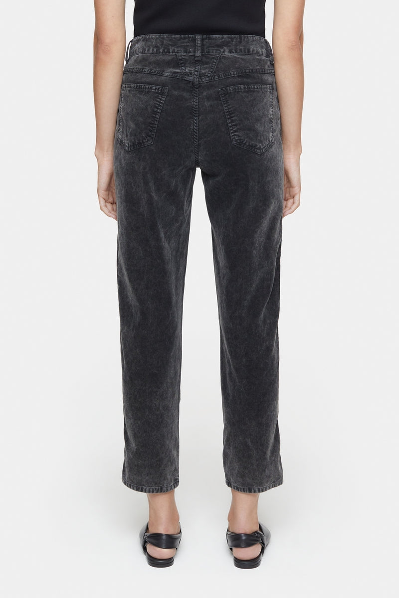 Pantalon Pedal Pusher - Washed Black - Femme