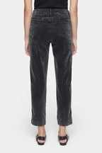 Pedal Pusher Trousers - Washed Black - Women