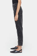 Pantalon Pedal Pusher - Washed Black - Femme