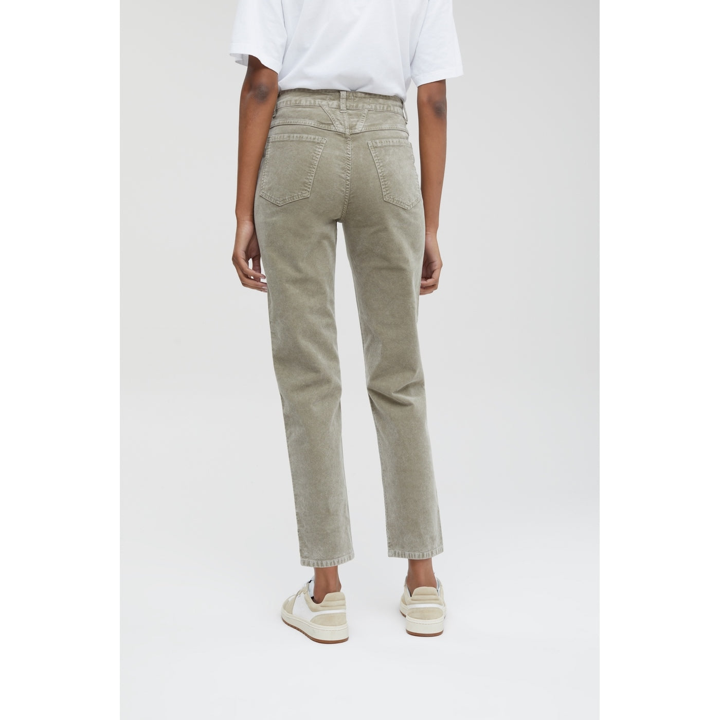 Pedal Pusher Trousers - Muddy Beige - Women