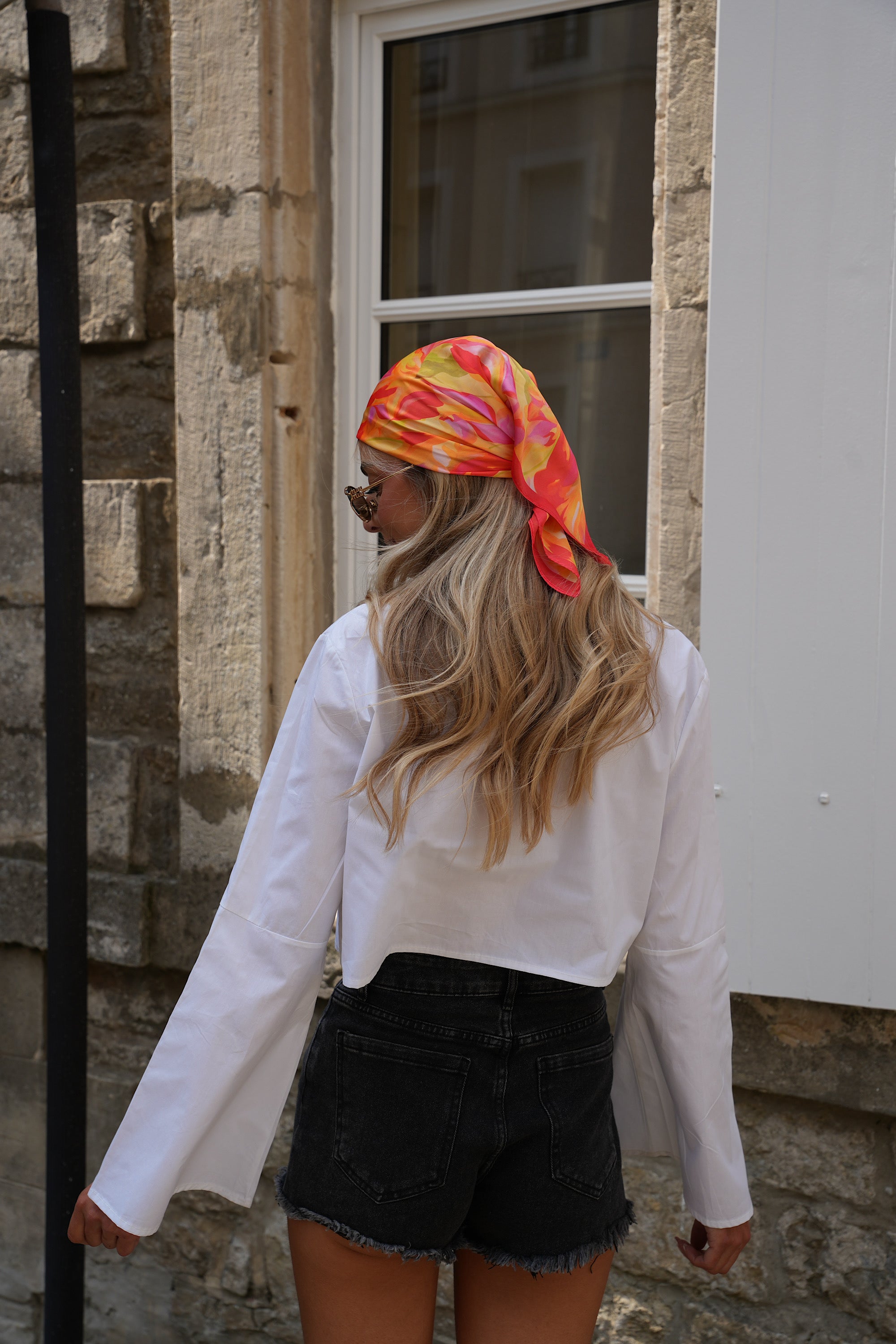 Blouse Courte Cally - Blanche
