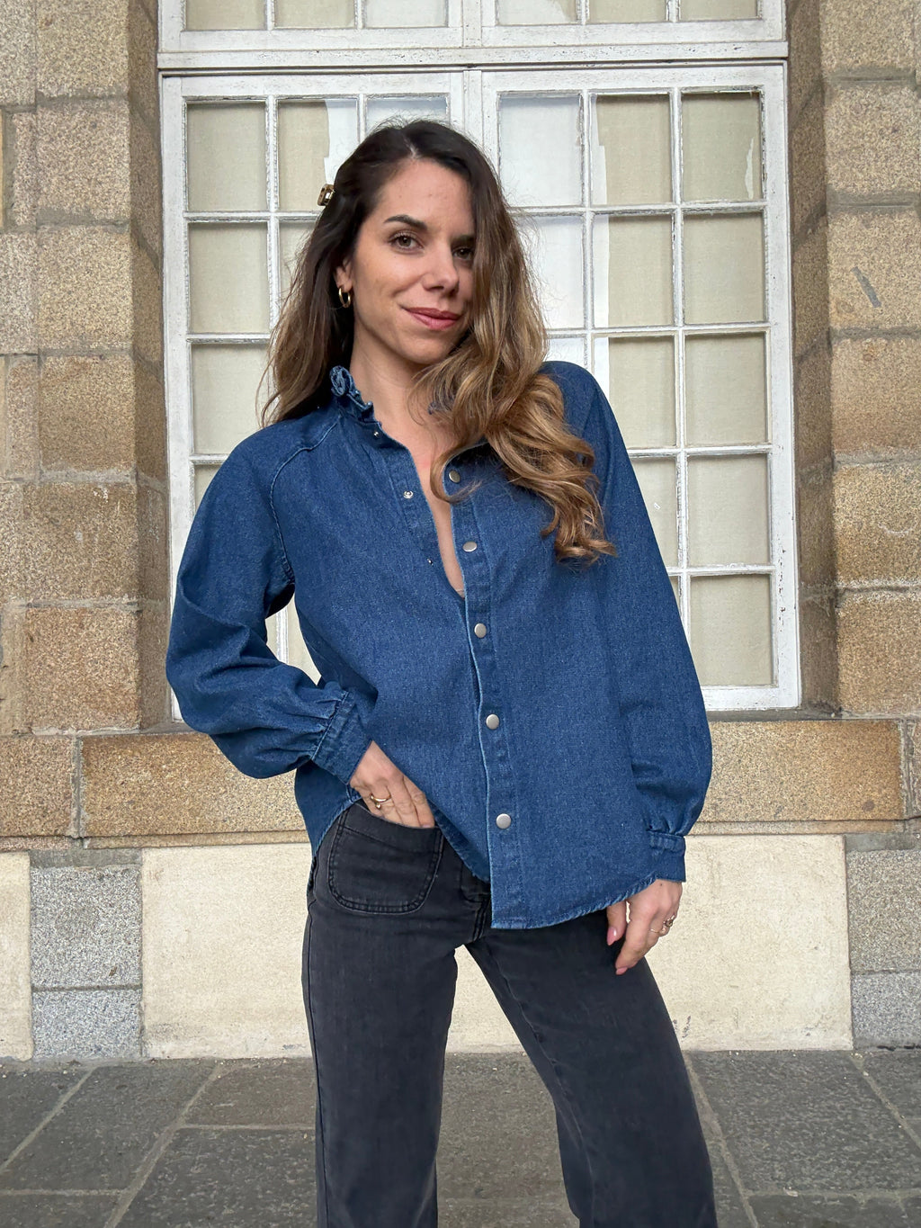 Surchemise en jean Livia