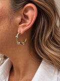 Boucles D'Oreilles Alena - Bicolore - Deux Versions Disponibles